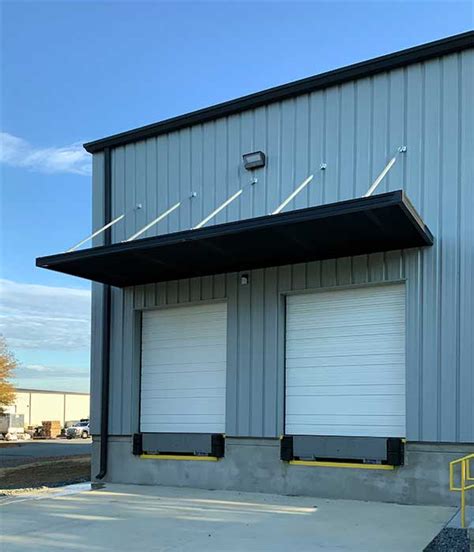 electrical enclosure on a dock|loading dock canopies and shelters.